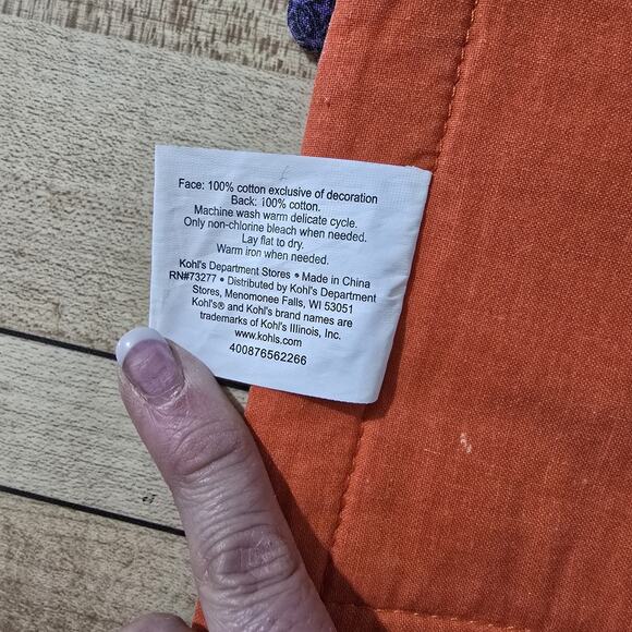 Vtg Y2K Set 4 Quilted Halloween Placemats Cowboy Ghost Witch Pumpkin Fall Autumn - Picture 4 of 6